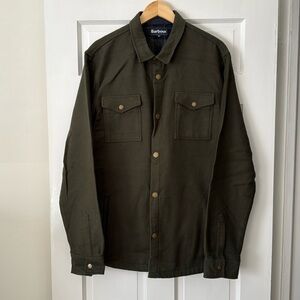 Barbour Never Worn Carrbridge Overshirt in Olive